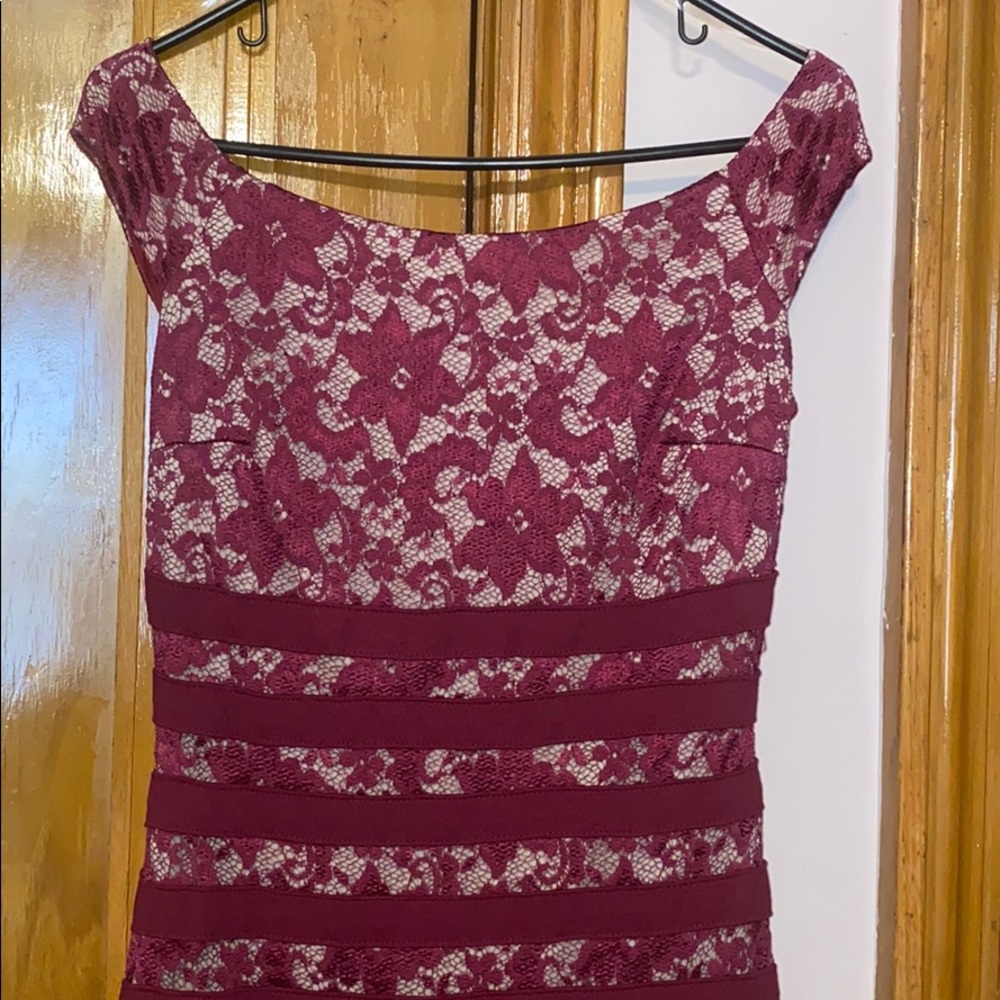 Burgundy Boubou Dress